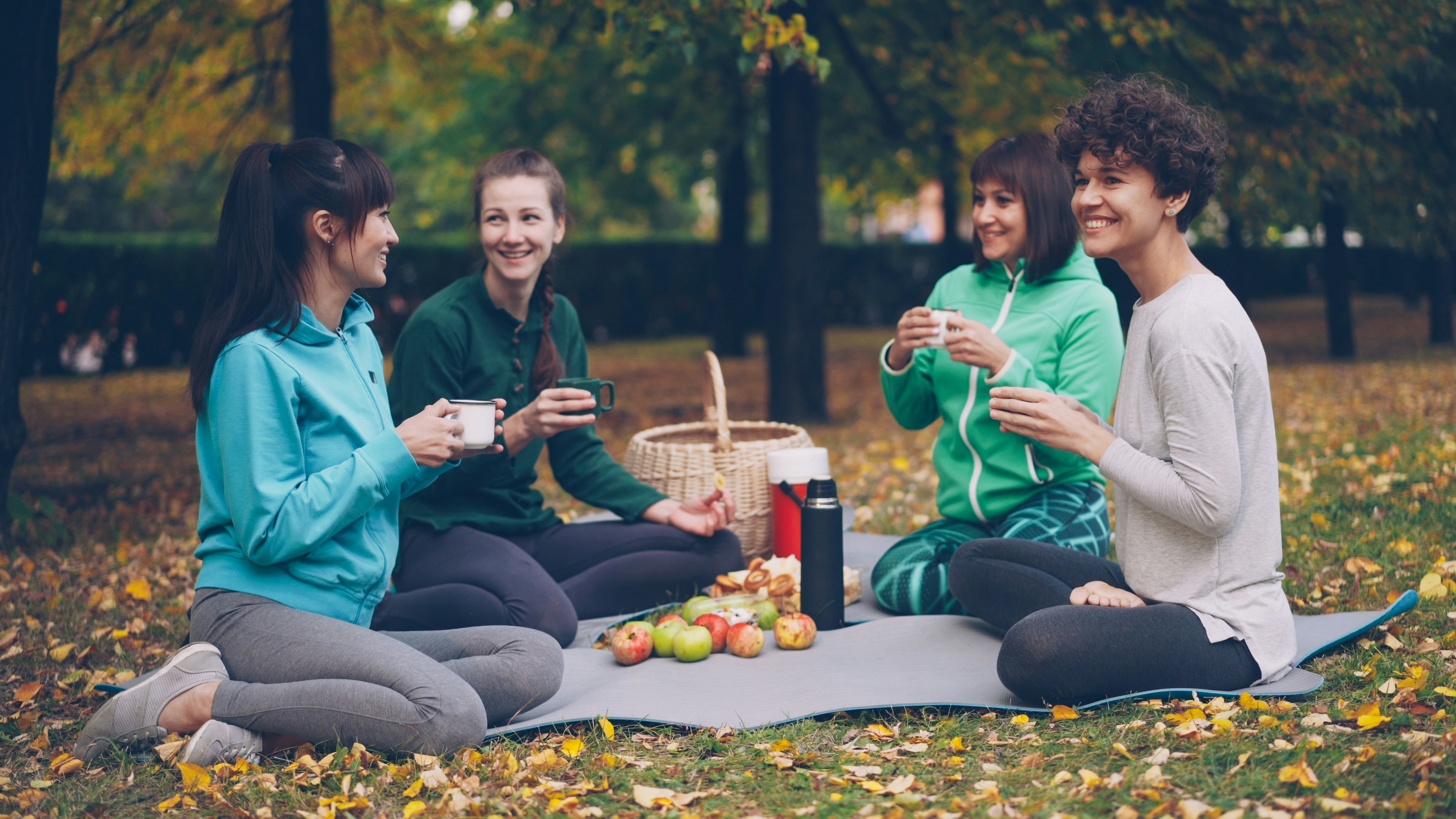 Families and residents at an outdoor summer gathering